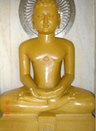 Sacred image of Vimalanatha Bhagwan, the Thirteenth Tirthankara, seated in serene meditation